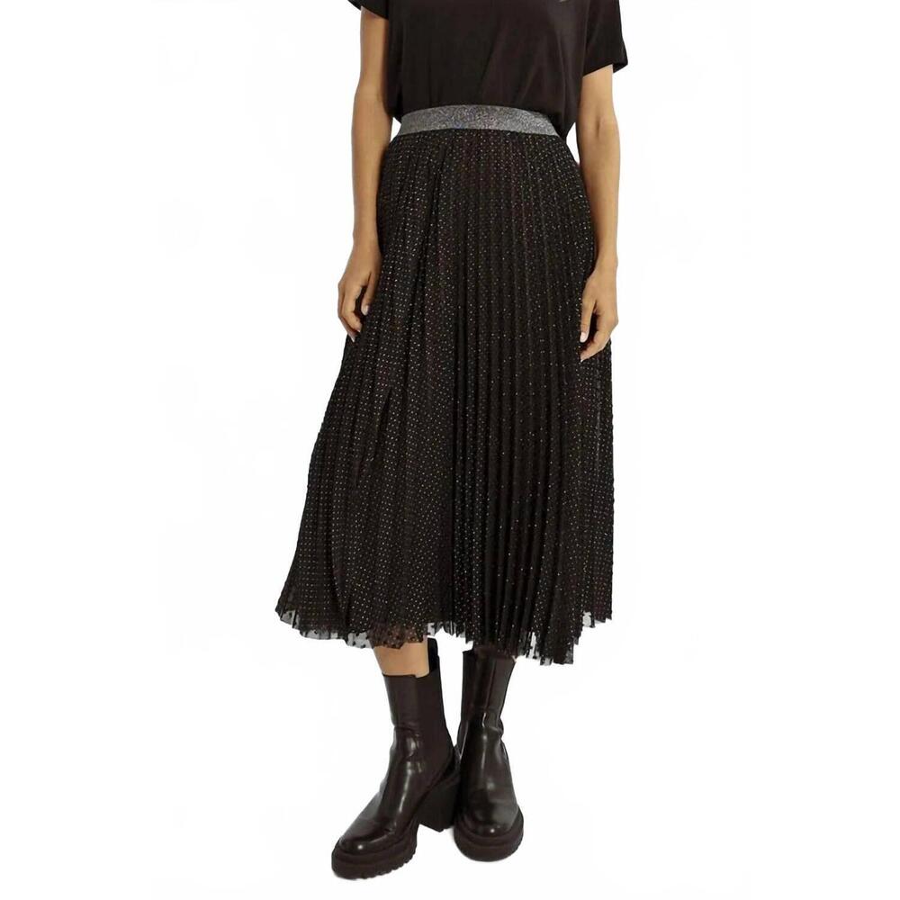 NEW MOLLY BRACKEN elara twinkle tulle skirt in black